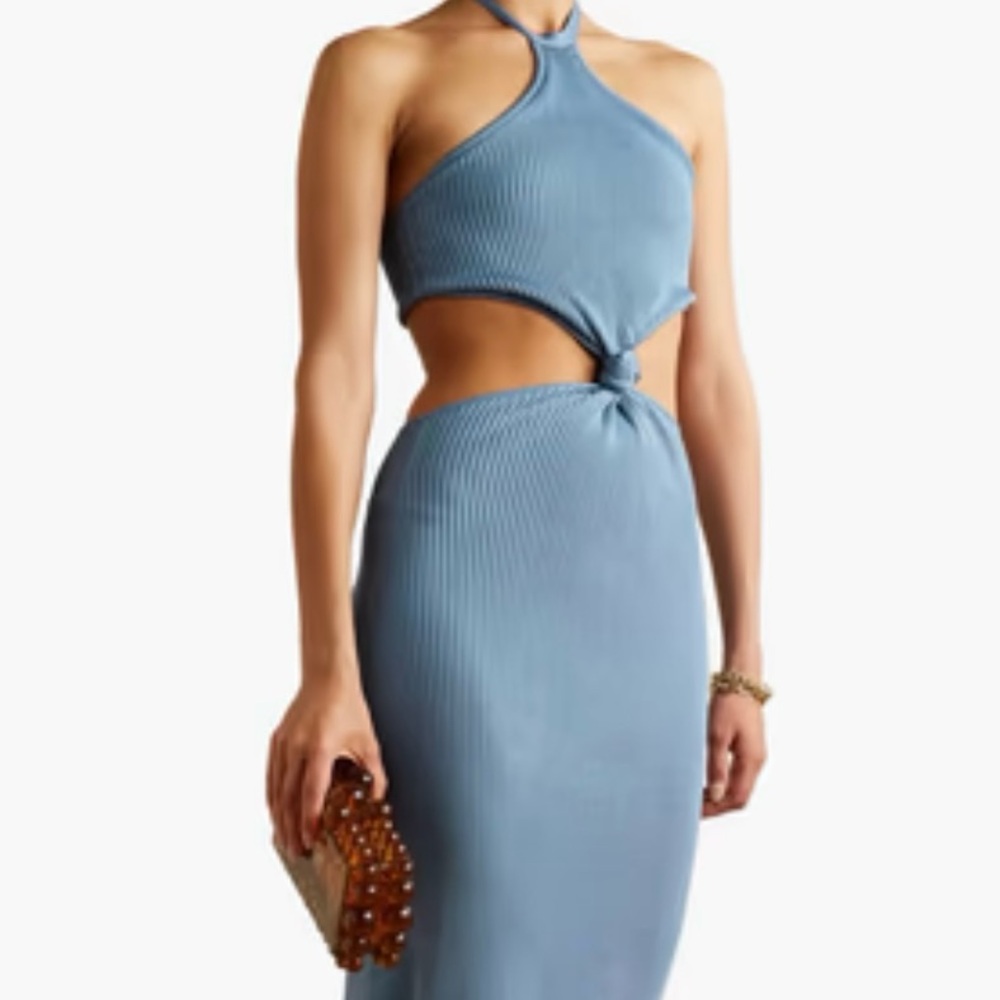 Cult Gaia Cameron Knit Dress – Steel – Size L – Worn Once!